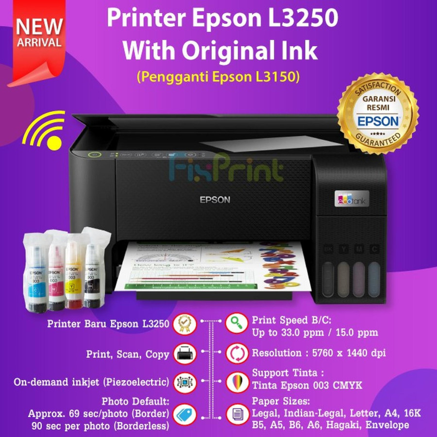 Epson EcoTank L3250 Printer All In One