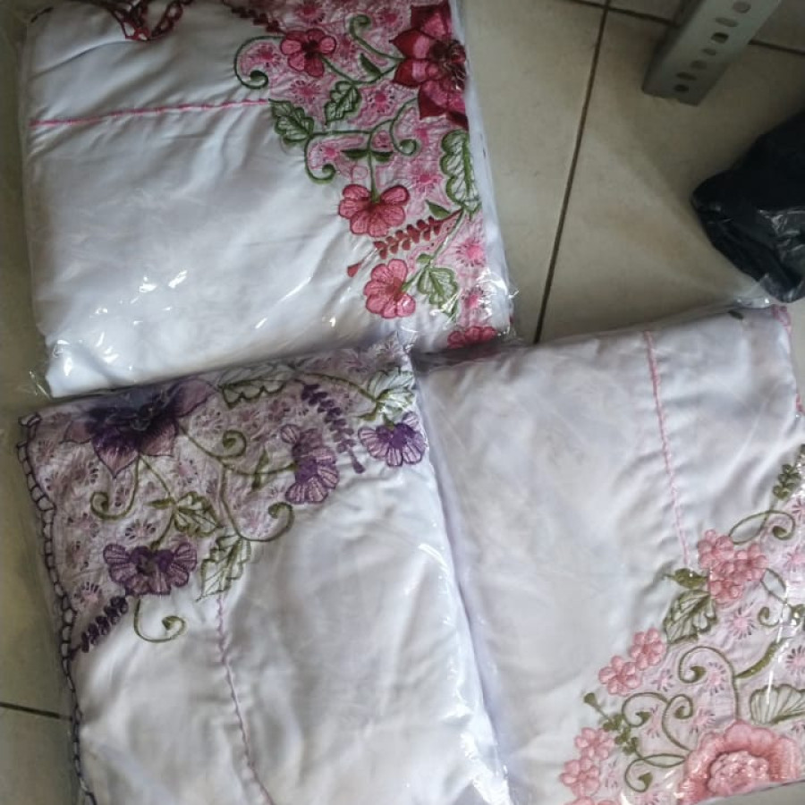 Mukena setelan dan terusan - samping