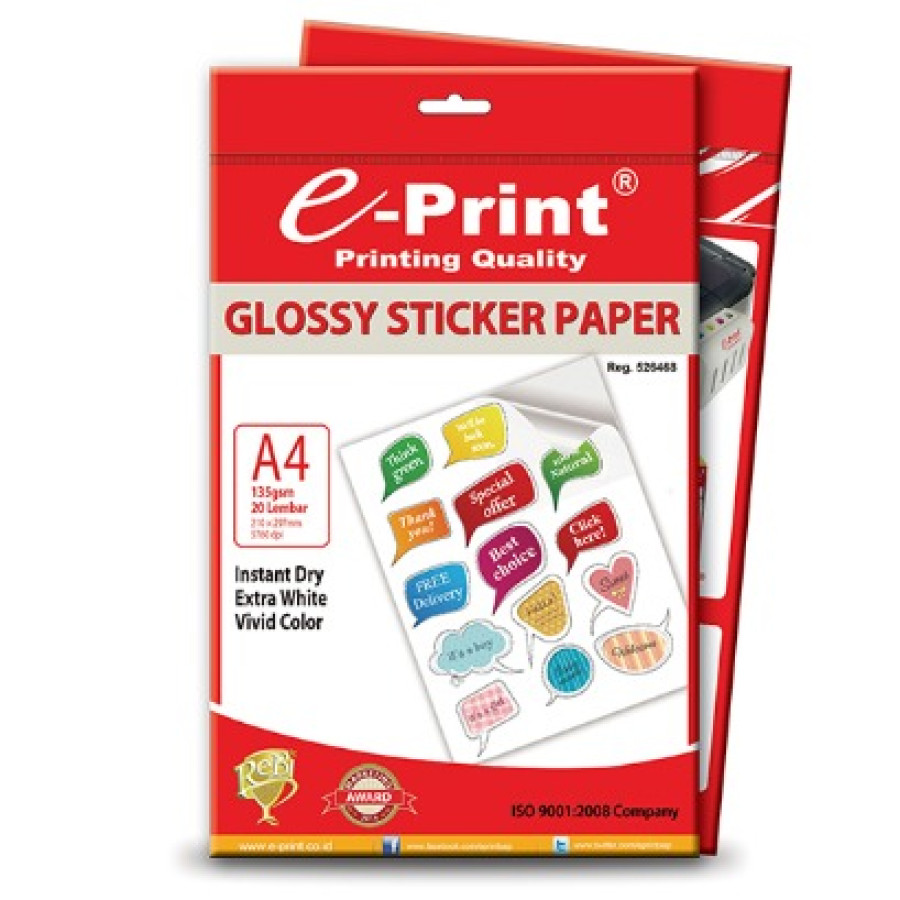 Kertas Stiker e-print