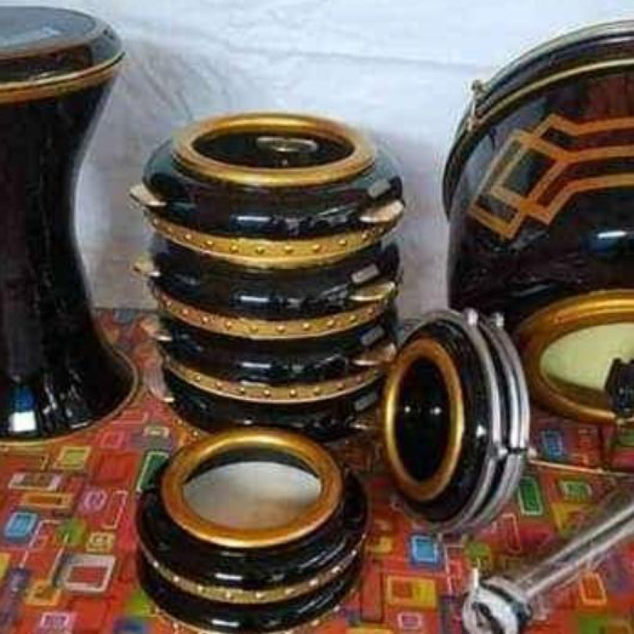 Set Alat Musik Rebana Azfa - samping