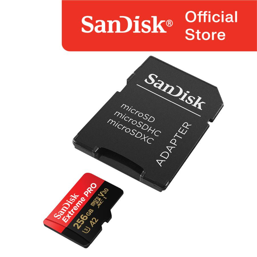 SanDisk Extreme Pro microSDXC 256GB - samping