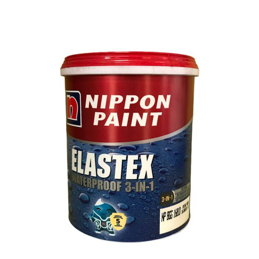 CAT TEMBOK WATERPROFING ELASTEX BLACK 1 KG - depan