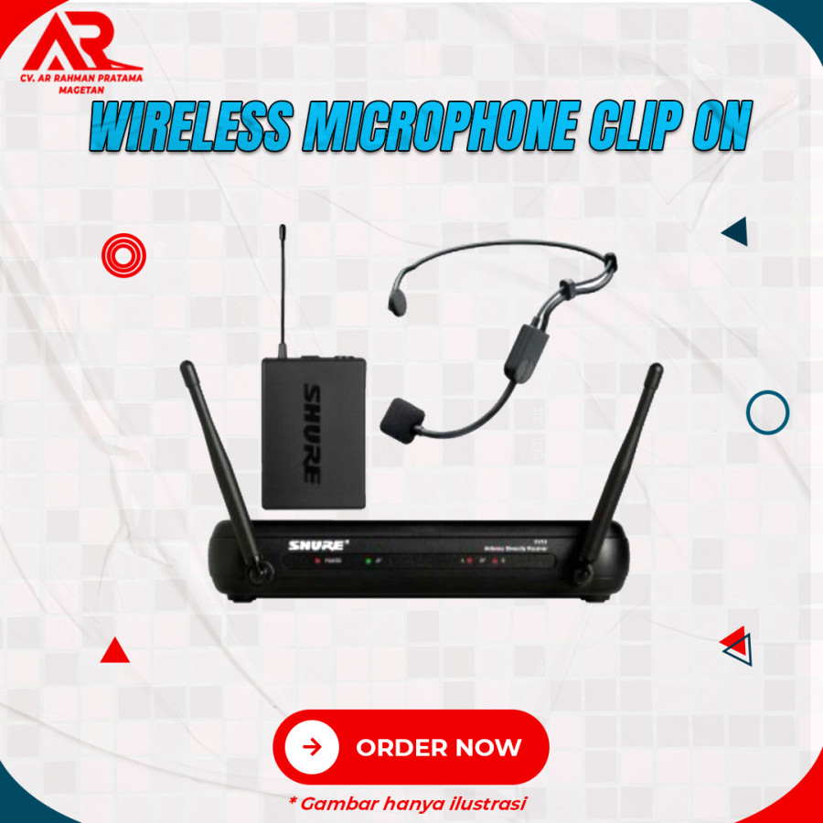 Wireless Microphone Clip On - utama