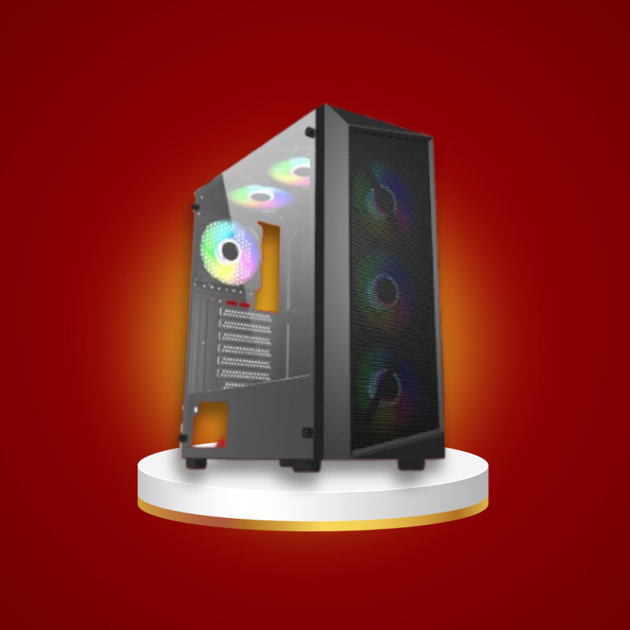 PC Non MERK CORE i7 Gen 12 DENGAN LG MONITOR - depan