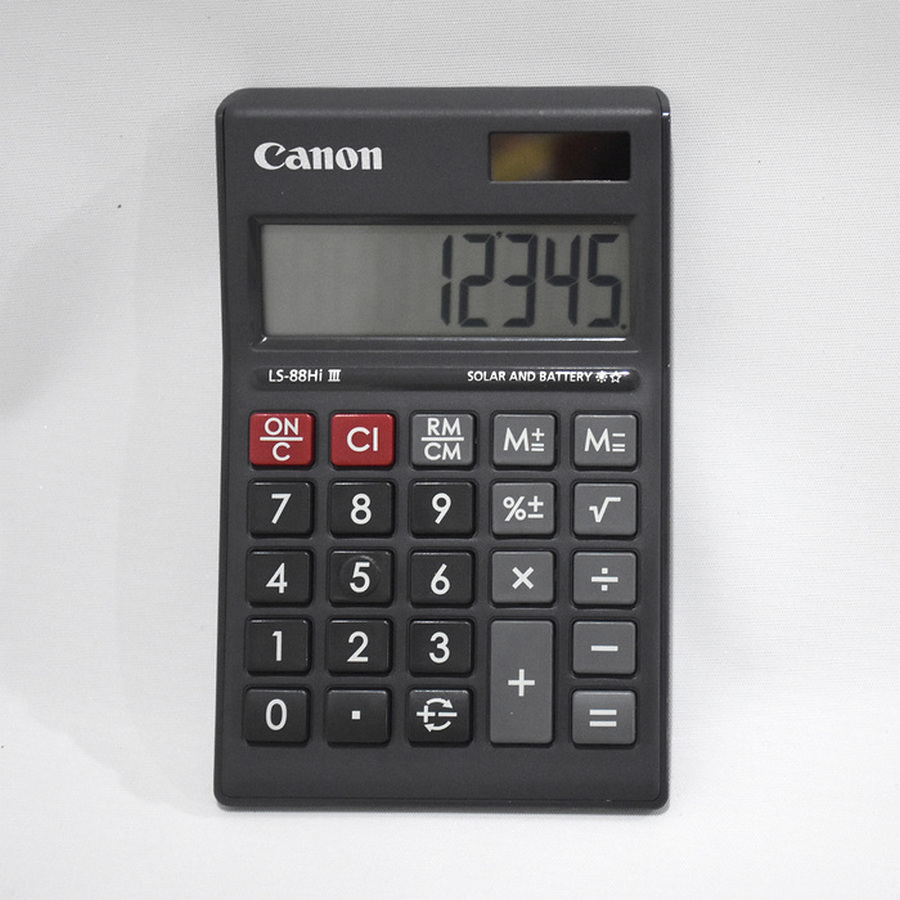 Kalkulator Mini CANON 8 Digit LS88HI Hitam-LS88HI10