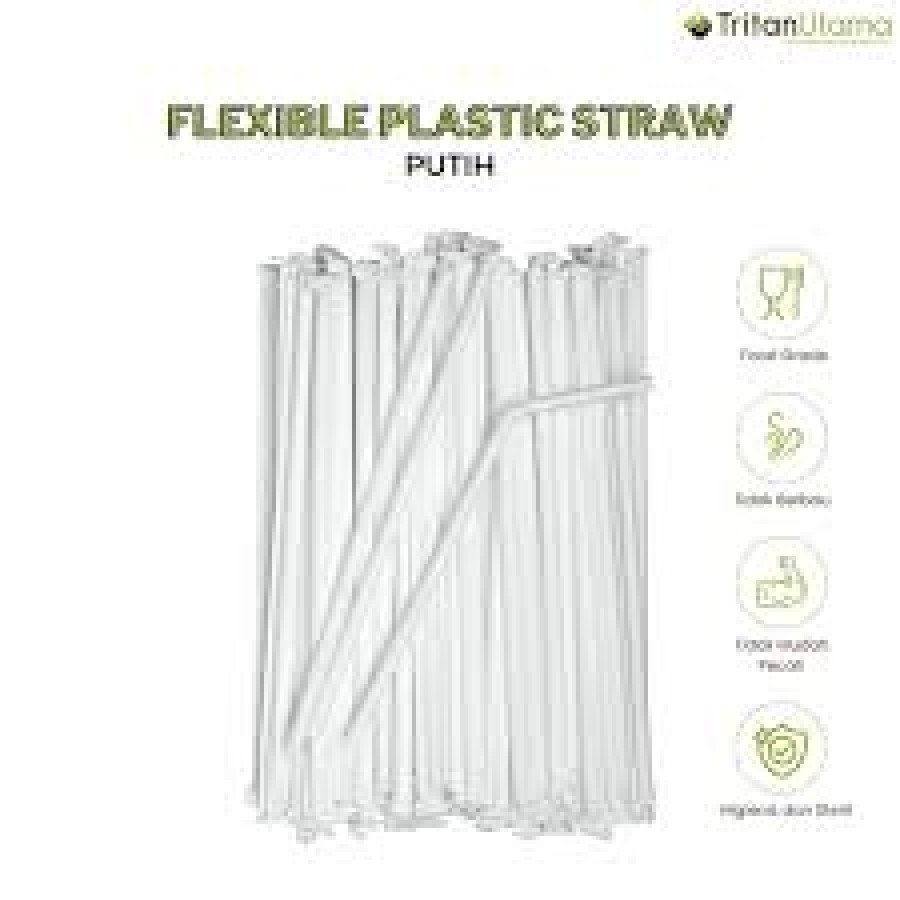 sedotan plastik runcing kecil