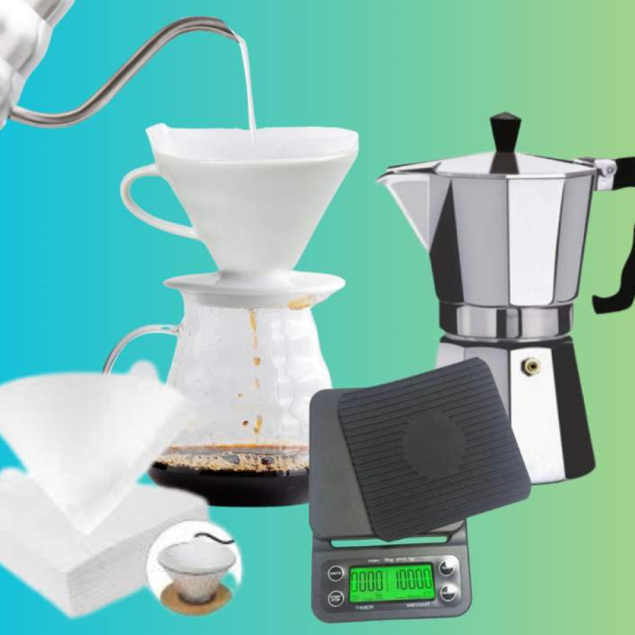 Paket Alat Barista dan Baju Kerja - utama