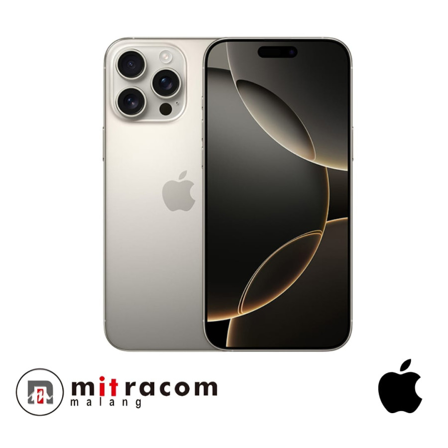 Apple iPhone 16 Pro Max 256GB Natural Titanium ID - utama