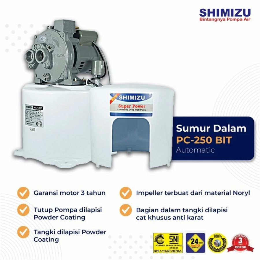 Shimizu PC 250 BIT - samping