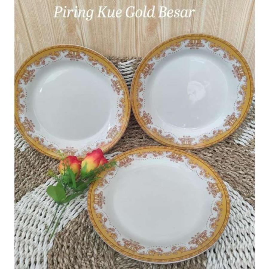 Piring ceper 10.5 inci /piring kue besar, piring keramik kue