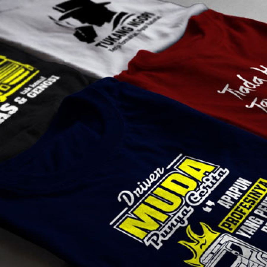 KAOS FULL SABLON - detail