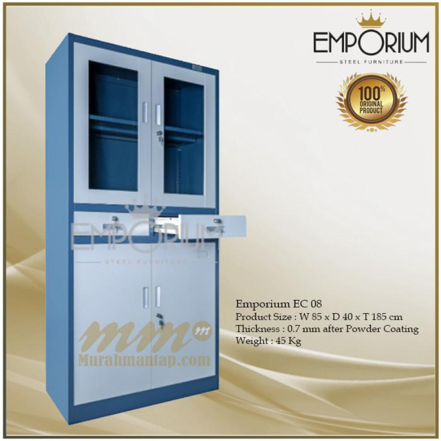 Lemari Besi Emporium EC 08 - Filling Cabinet Emporium - depan