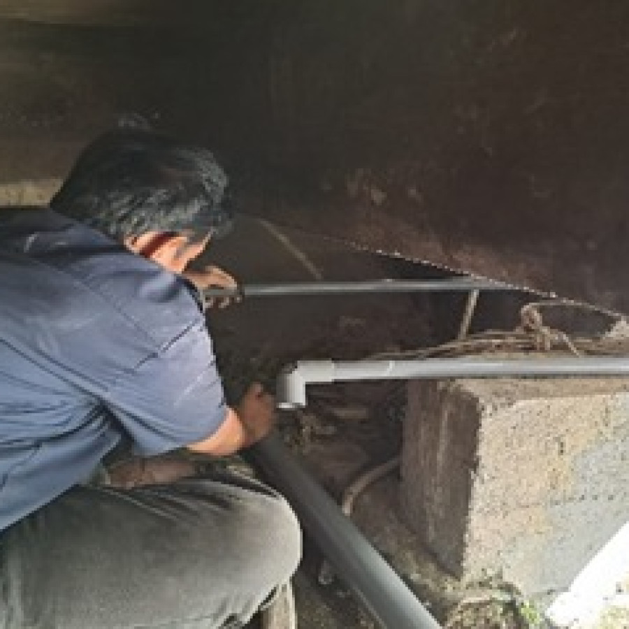 Pembuatan Pipa Pembuangan Air AC (Harga Per Meter) - depan