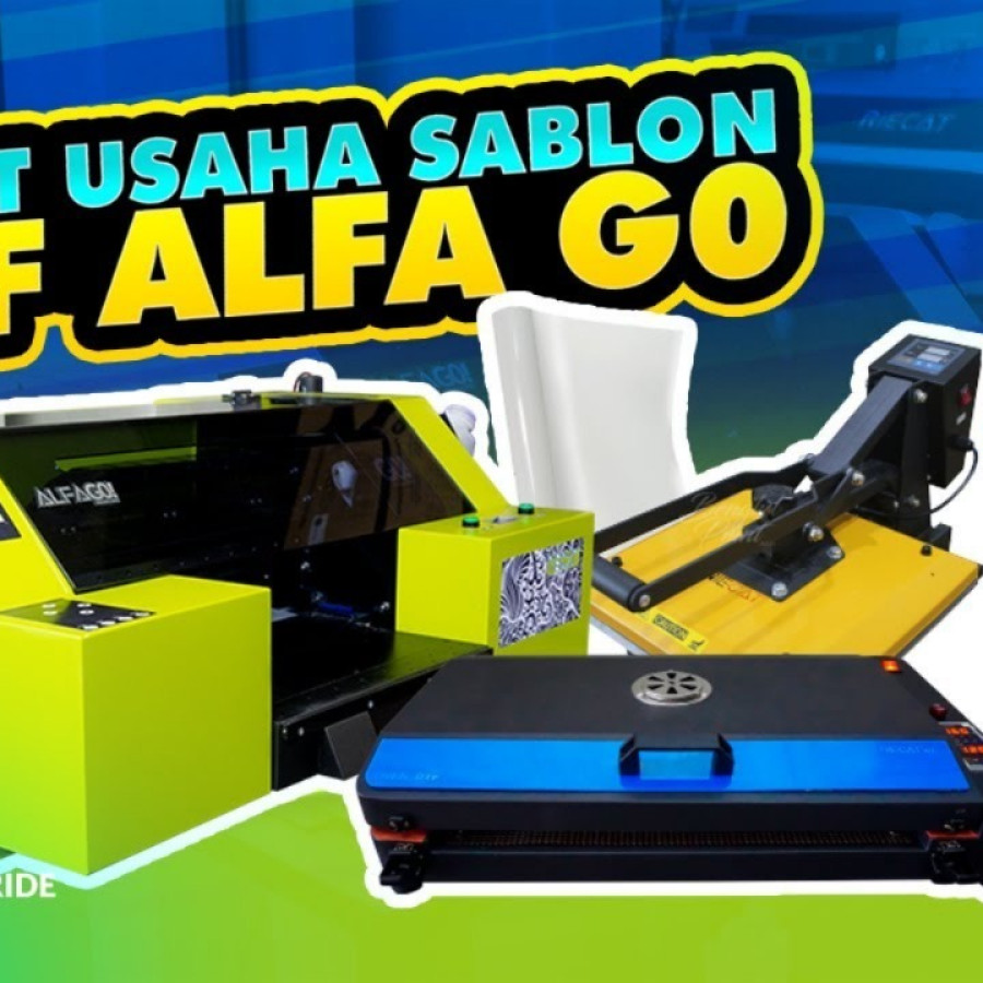 Paket Mesin Printer DTF + Oven DTF + Mesin Press