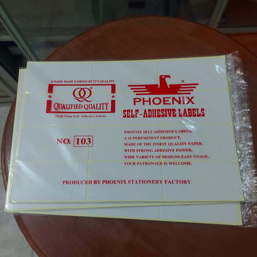 Kertas Label merk Phoenix 103
