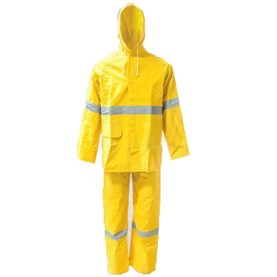 Jas Hujan Kuning 2 Strip