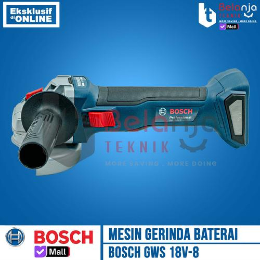 gerinda  cordless Merk Bosch gws 18V - depan