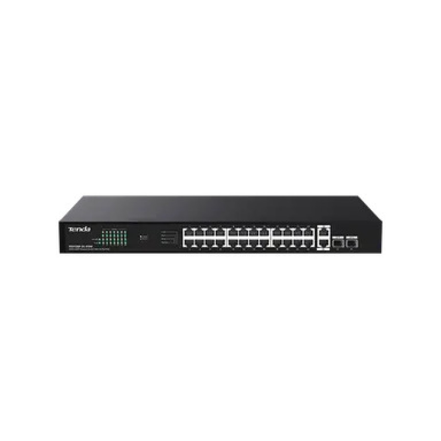 TENDA 26GE+2SFP Ethernet Switch With 24-Port PoE [TEG1128P-24-410W]