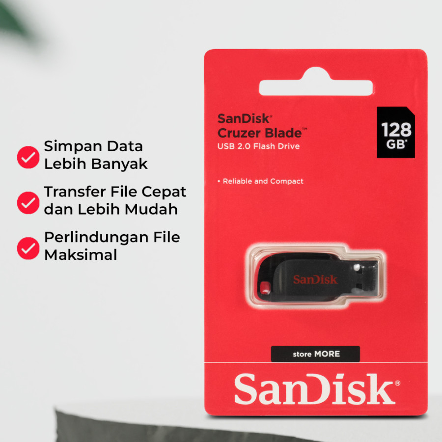 Flashdisk SanDisk Cruzer Blade USB 2.0 128GB