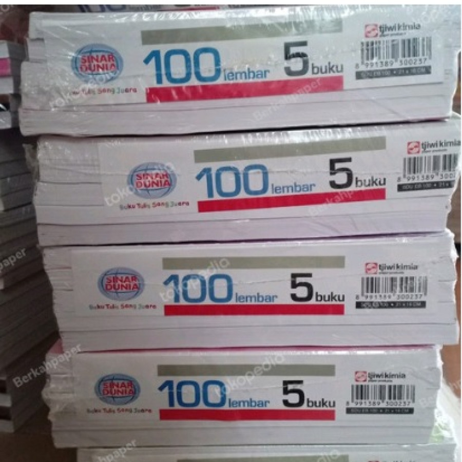Buku Tulis isi 100 Lembar SIDU