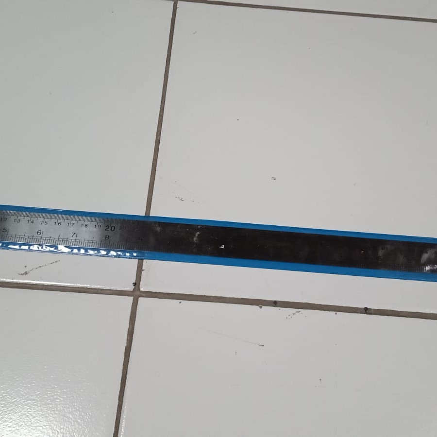 PENGGARIS BESI ZRM 50CM TIPIS