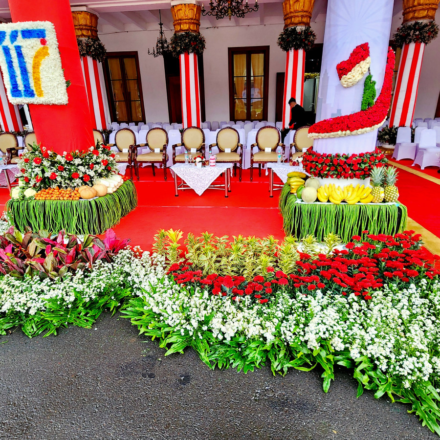 Paket Dekorasi Buah Upacara Hari Nasional - utama