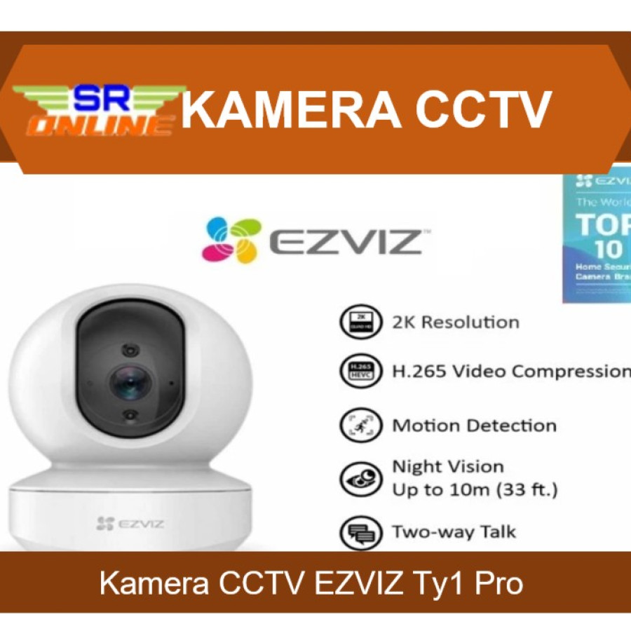 Camera CCTV EZVIZ Ty1 Pro termasuk Bracket - utama