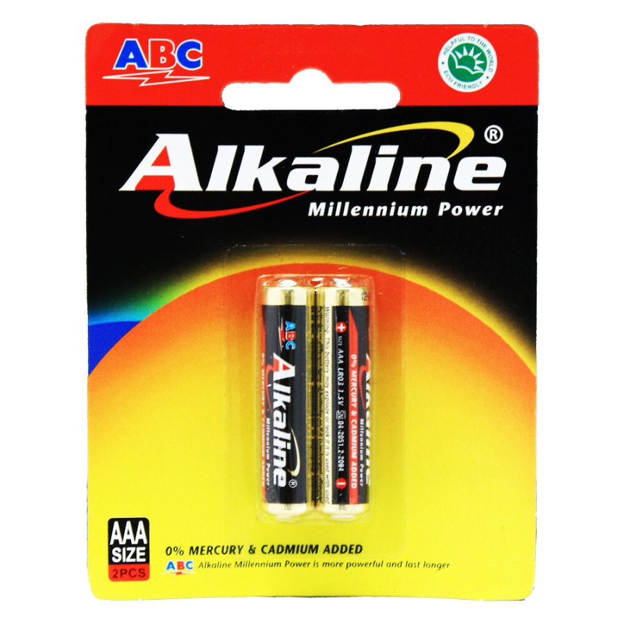 ABC (Battery) Baterai Alkaline AAA (A3) - utama
