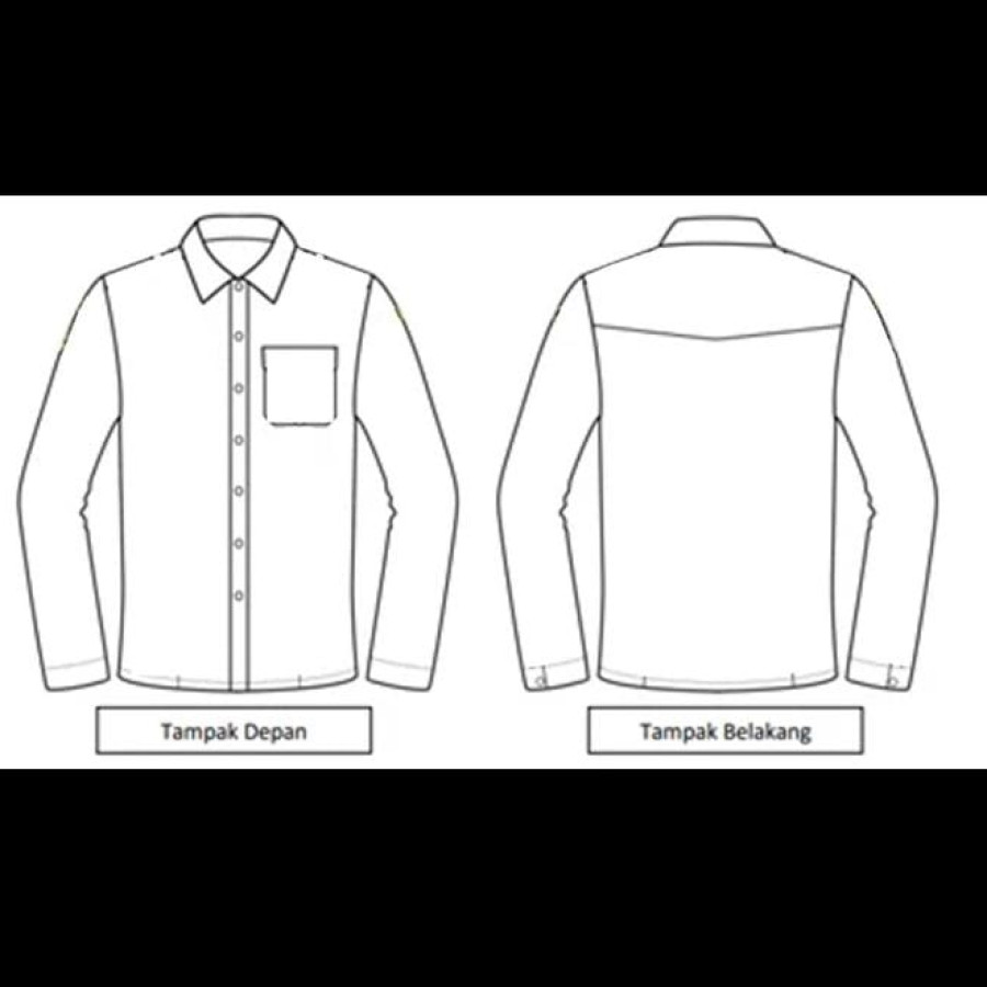 Pakaian kerja - detail
