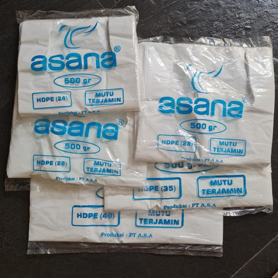 kantong plastik Custom HD Medium Putih - utama