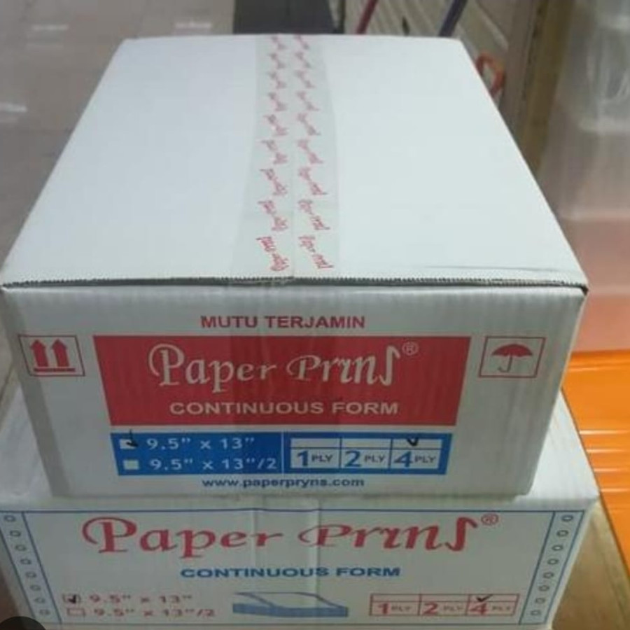 Kertas Continus Form 91/2 x 13 Paper Prins 2 ply 1000 sets