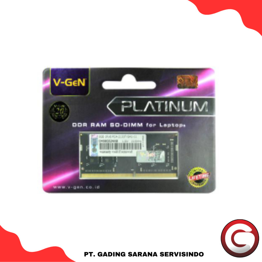 Ram 8GB Sodim DDR4 V-Gen