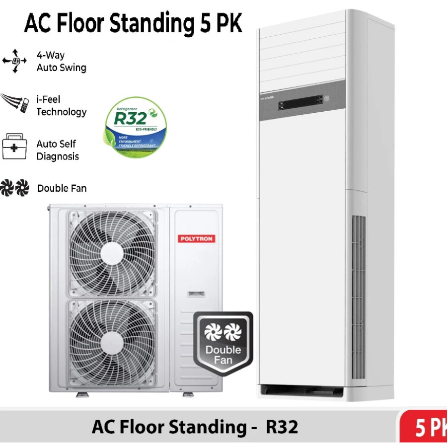 POLYTRON 5 PK Floor Standing+ Instalasi