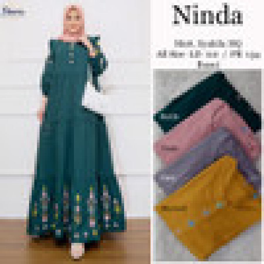 Baju Muslim Wanita Dewasa Bahan Syakila Twill HQ merk DN - detail