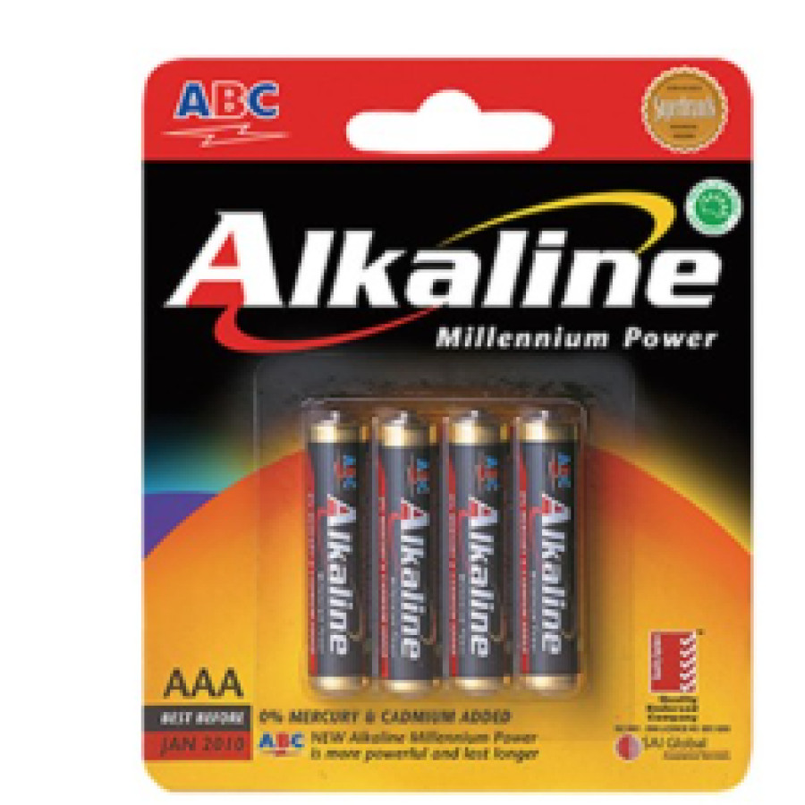 Baterai AAA Isi 4 Pcs Alkaline
