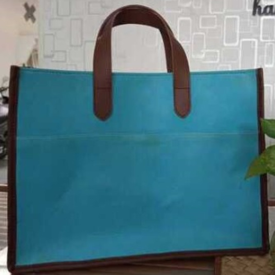 tas jinjing kulit premium - depan