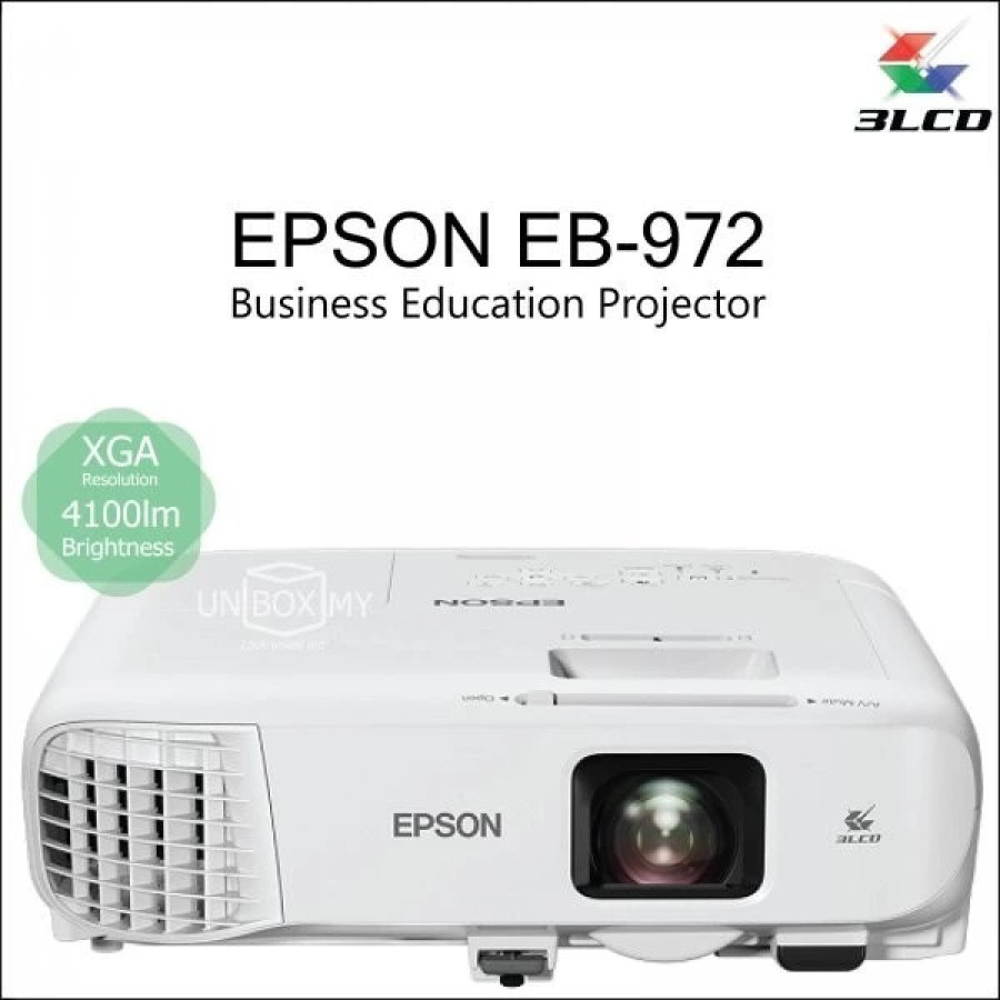 Proyektor Epson EB972 LCD 4100 Lumens HDMI XGA