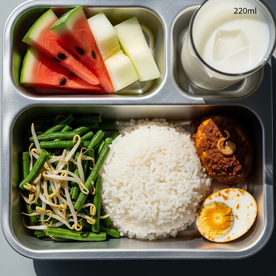 Paket Makan Siang Bergizi Yaya Berkah - depan