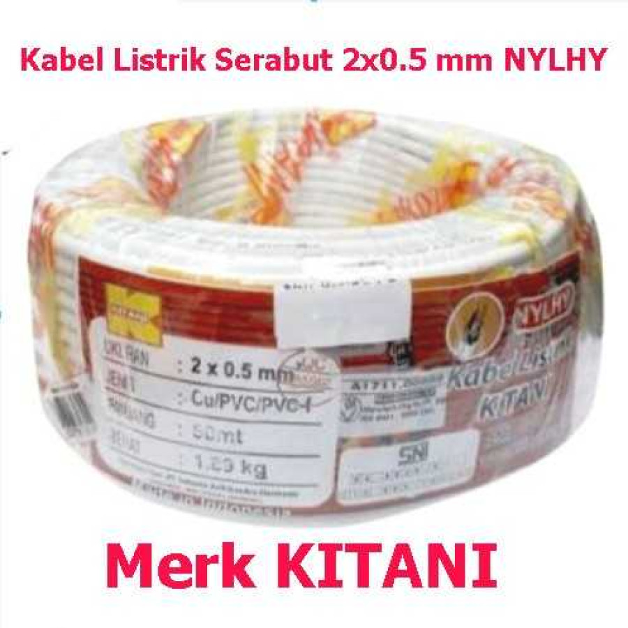 KABEL LISTRIK kitani 1 ROLL 50 M