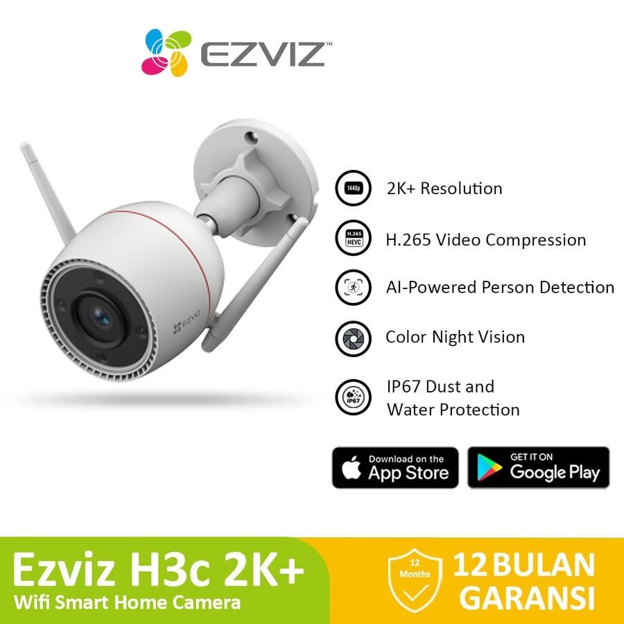 Kamera CCTV 2MP Ezviz H3C - depan
