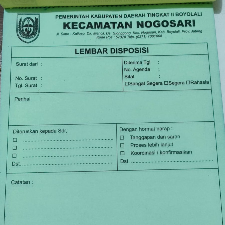 Cetak Buku disposisi - utama