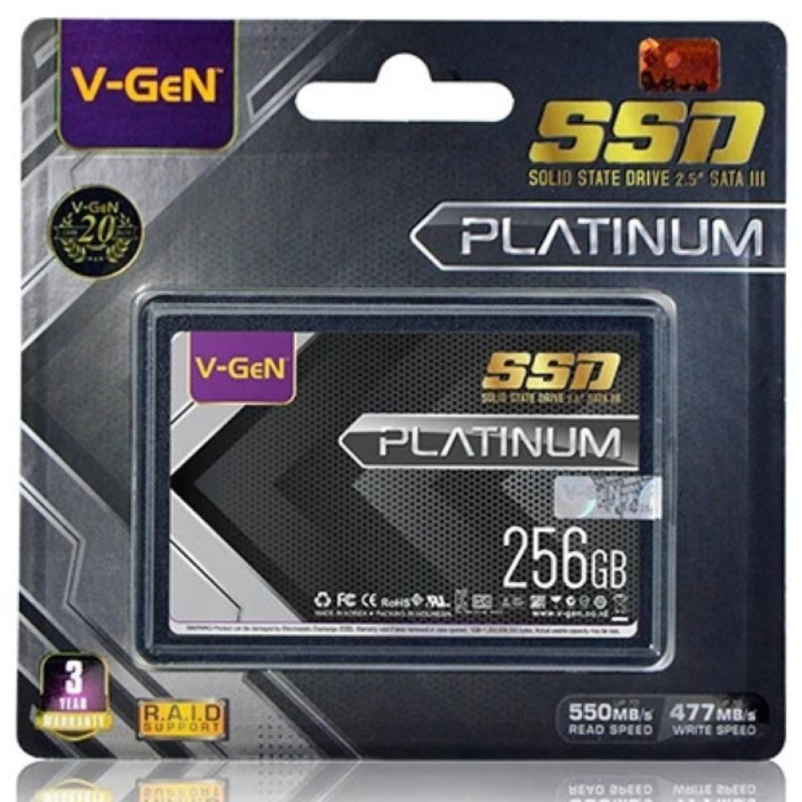 SSD 256GB  V-GeN PLATINUM SATA 3