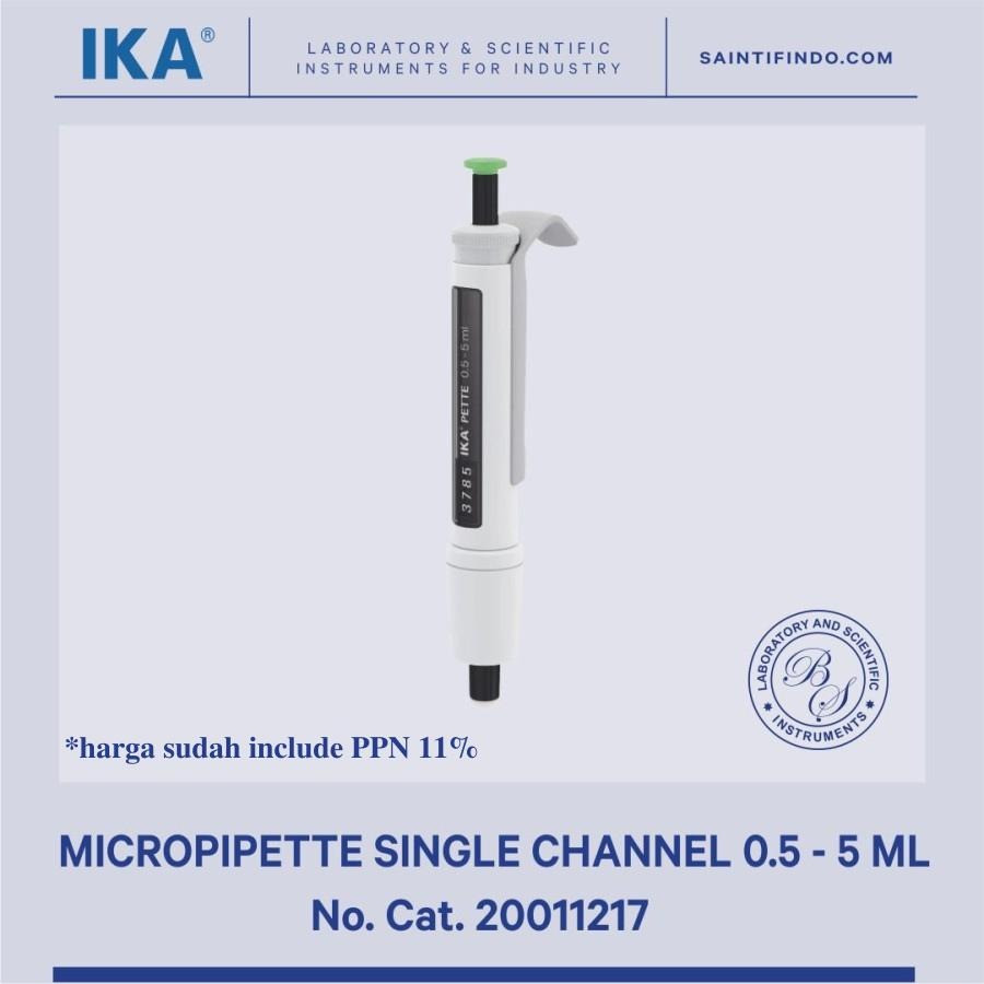 Mikropipet Volume Range 0,5-5 Ml, Single Channel