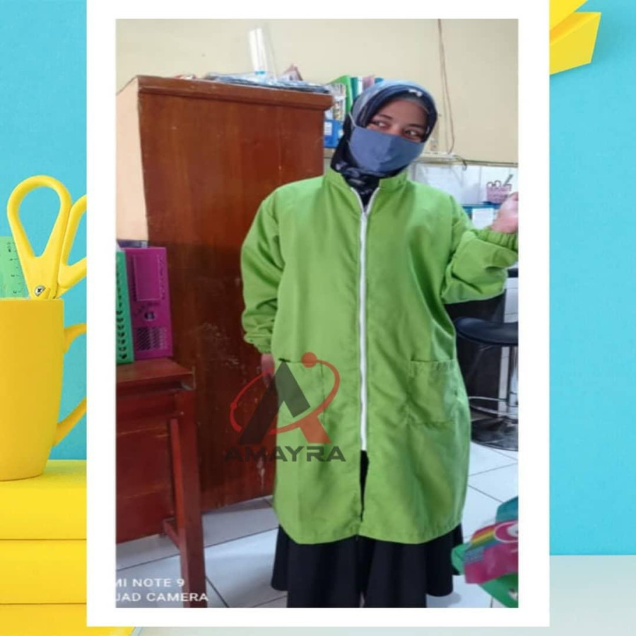 JAS PETUGAS MEDIS | JUBAH LABORATORIUM - samping