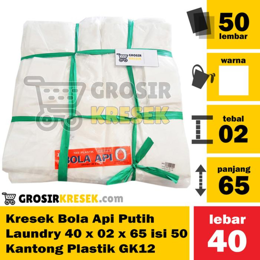 Kantong Plastik / kresek putih custom - utama