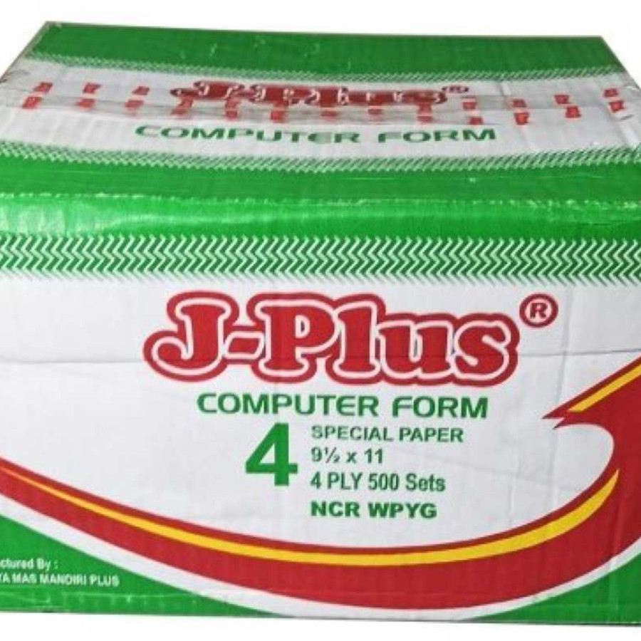 Kertas Continuous Form 4 ply 14 7/8 X 11 inch Jplus