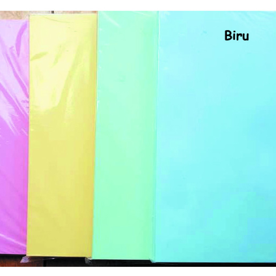 Kertas BC BIRU (ukuran F4 / Folio) - depan