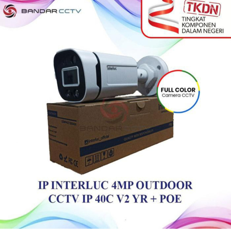 IP camera Outdoor 4Mp Interluc - utama