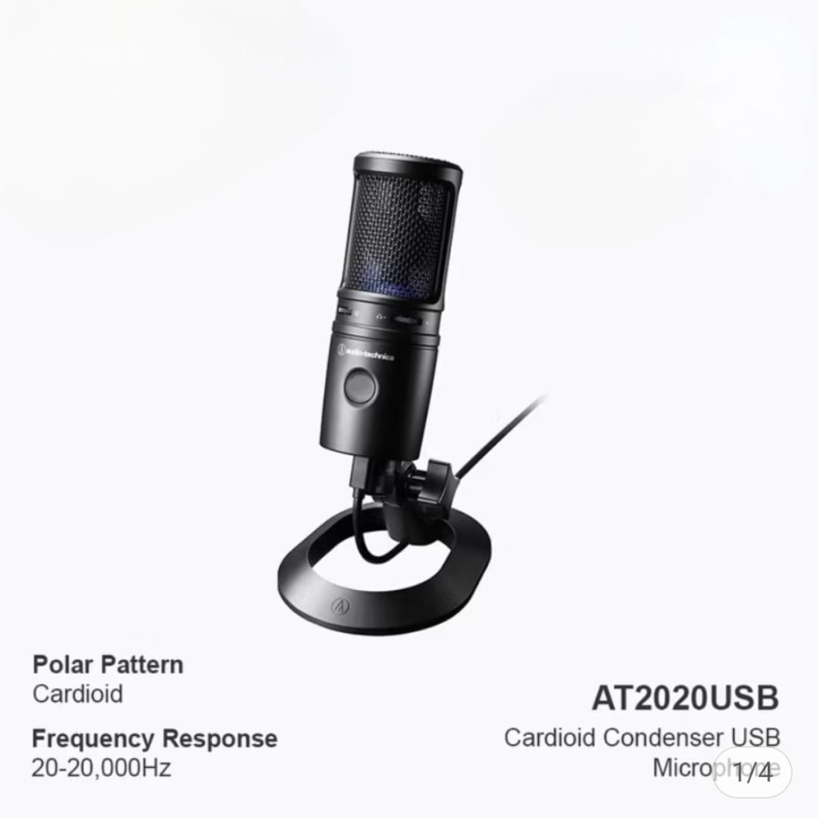 Microphone Video Condenser AT2020 AT - utama