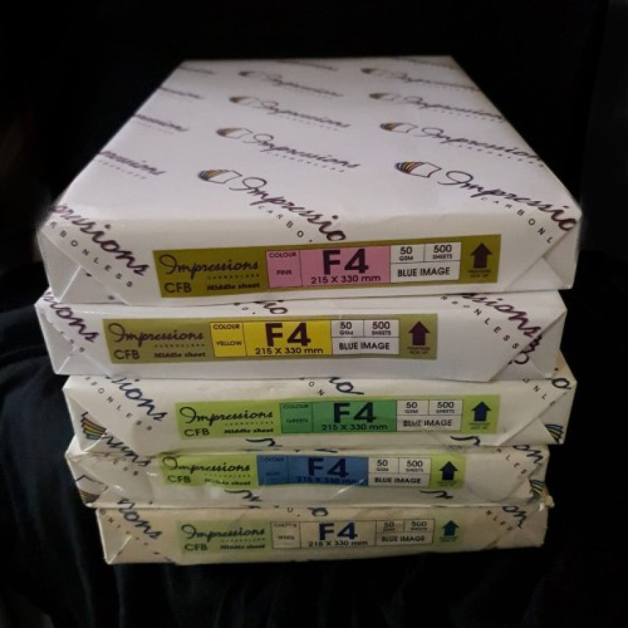 KERTAS KARBONIS PUTIH MERK IMPRESSION